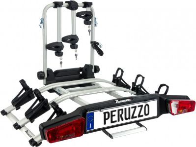 Автомобильный багажник Peruzzo Zephyr на фаркоп для перевозки 3-х велосипедов. Артикул NPE30713