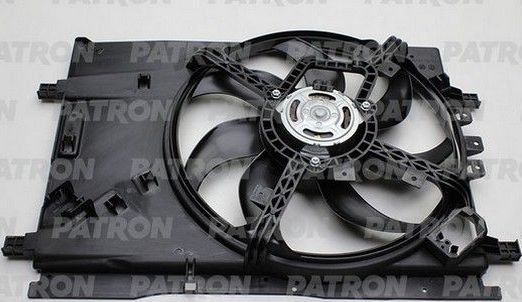 Вентилятор радиатора двигателя Patron для Fiat Punto III Punto Evo 2009-2012. Артикул PFN136