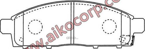 Колодки тормозные (Aiko). Артикул PF3809