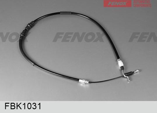 Трос ручника (тросик ручного тормоза) Fenox. Артикул FBK1031