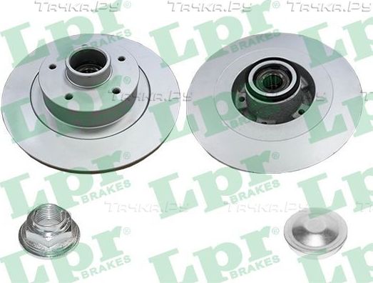Тормозной диск LPR LPR HUB BRAKE DISC LINE - FULL COATED задний для Renault Talisman 2015-2026. Артикул R1079PRCA