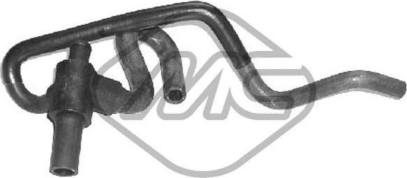 Патрубок радиатора (системы охлаждения) Metalcaucho для Renault 19 II 1992-1996. Артикул 08697