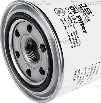 Масляный фильтр JS Asakashi для Toyota Ipsum II (M20) 2001-2005. Артикул C116J