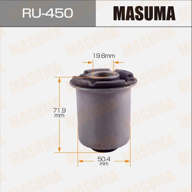 Сайлентблок заднего рычага подвески Masuma. Артикул RU-450