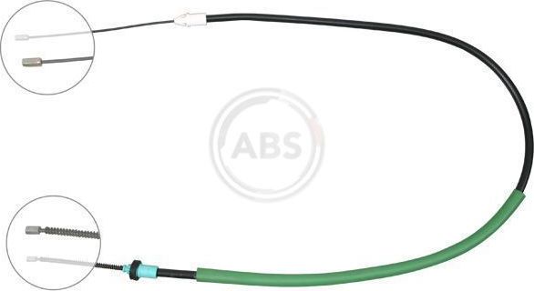 Трос ручника (тросик ручного тормоза) ABS задний левый для Renault Clio II 1999-2013. Артикул K16647