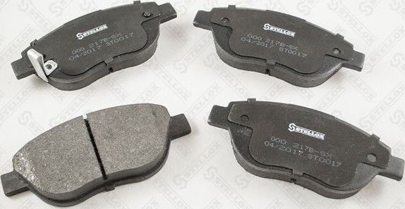 Тормозные колодки Stellox. Артикул 000 217B-SX