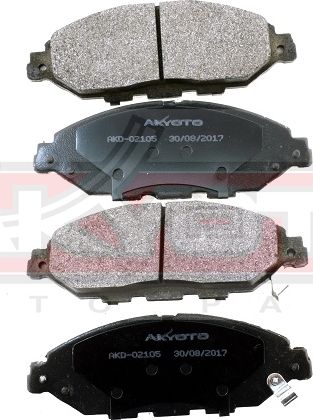 Тормозные колодки Akyoto Packing AKYOTO. Артикул AKD-02105