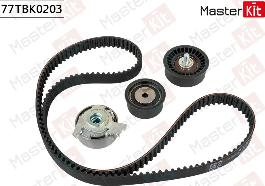77TBK0203 Комплект ремня ГРМ Opel ASTRA G (T98) 1998 - 2009 (Master KIT). Артикул 77tbk0203