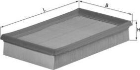 Воздушный фильтр Mahle. Артикул LX 663