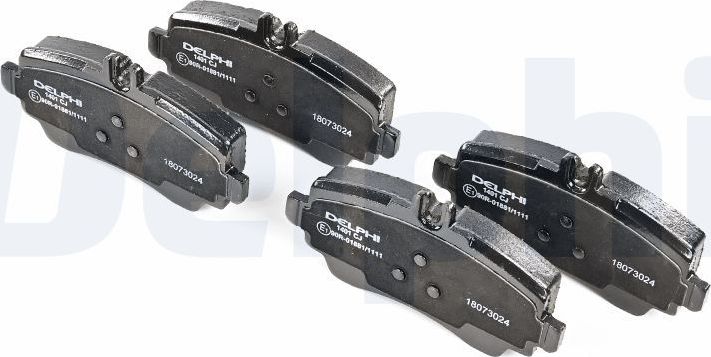 Тормозные колодки Delphi (Low-Metallic). Артикул LP1401