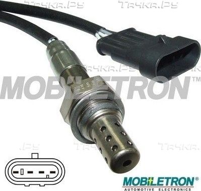 Лямбда-зонд (кислородный датчик) Mobiletron для Fiat Seicento I 1998-2004. Артикул OS-B412P