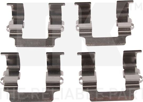 ПЛАСТИНЫ НАПРАВЛЯЮЩИЕ ТОРМ КОЛОДОК NK. Артикул 7930161