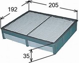Воздушный фильтр JS Asakashi. Артикул A9206