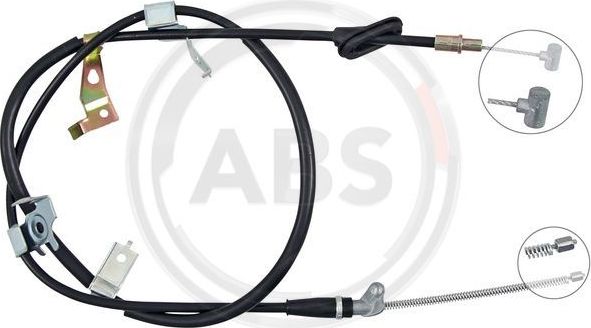 Трос ручника (тросик ручного тормоза) ABS. Артикул K14144