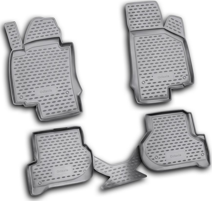 Коврики Element для салона Skoda Octavia A5 2008-2013 СЕРЫЕ. Артикул NLC.45.03.211k