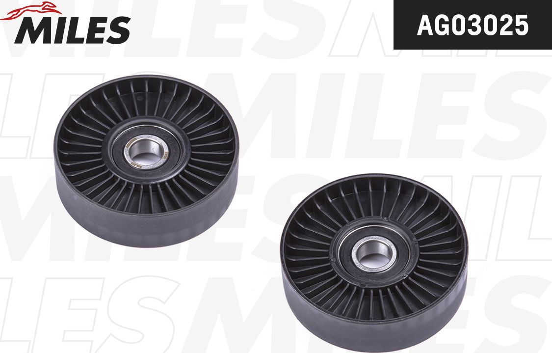 Натяжной ролик (натяжитель) приводного ремня Miles. Артикул AG03025