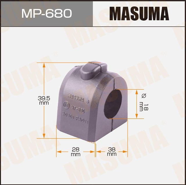 Втулки стабилизатора Masuma. Артикул MP-680
