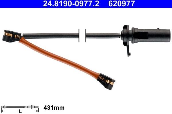 Датчик износа тормозных колодок  ATE. Артикул 24.8190-0977.2