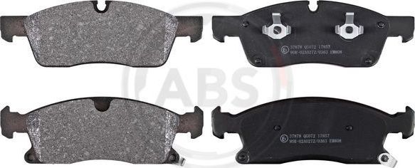 Тормозные колодки ABS. Артикул 37878