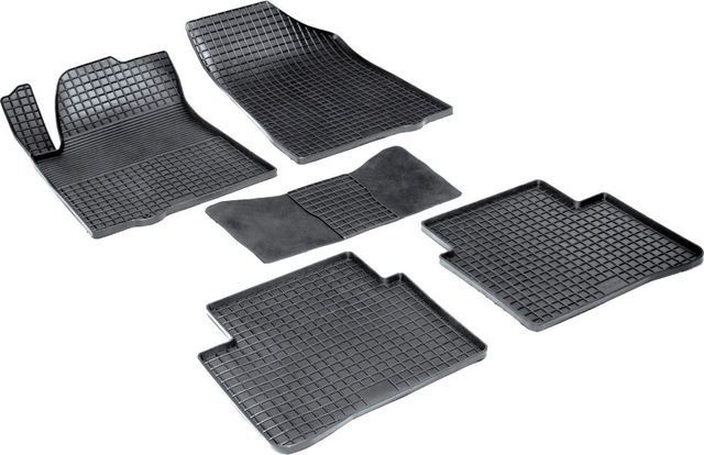 Коврики резиновые Seintex с узором сетка для салона Nissan Teana J32 2008-2014. Артикул 00725