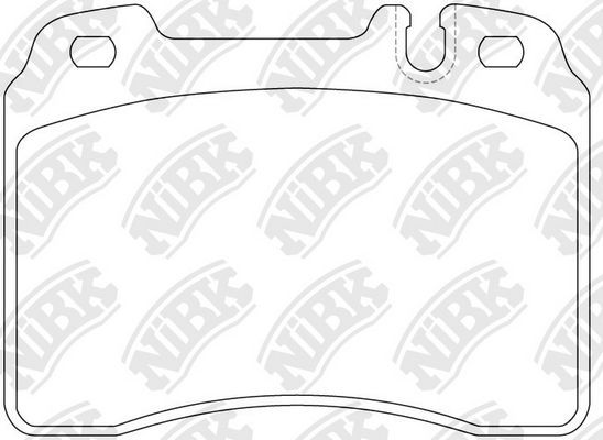 Тормозные колодки NiBK. Артикул PN31022