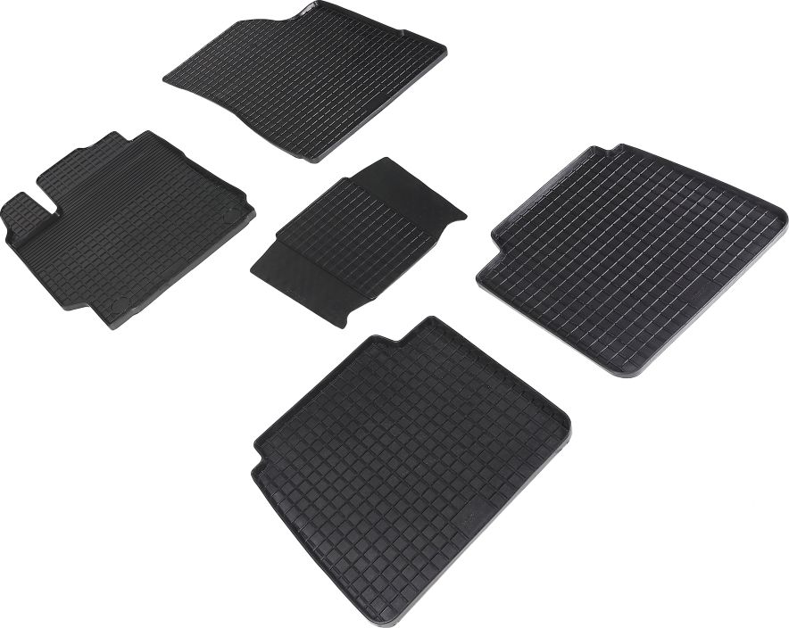Коврики резиновые Seintex с узором сетка для салона Toyota Camry 50, 55 (V50, V55, XV50, XV55) рестайлинг 2014-2017. Артикул 89964