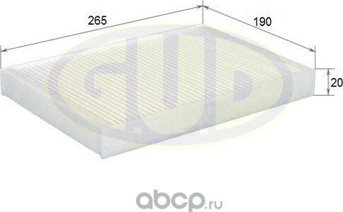 Фильтр салона (G.u.d). Артикул GCF1936