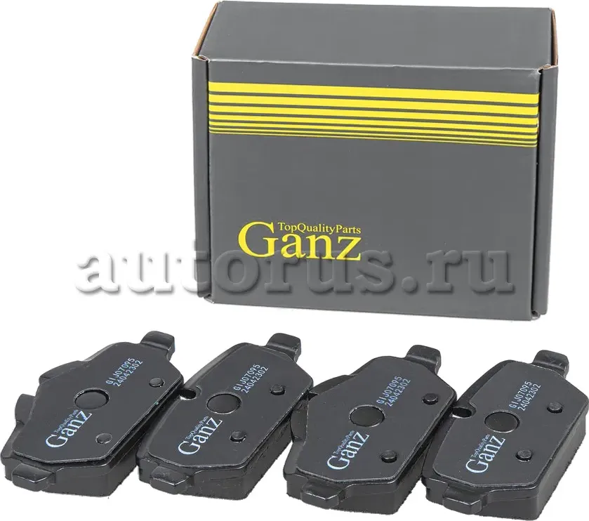 Колодки задние (Ganz). Артикул GIJ07095