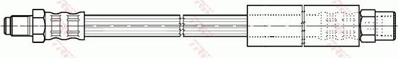 Тормозной шланг TRW. Артикул PHB177