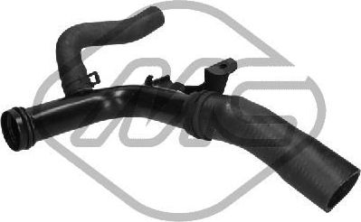 Патрубок радиатора (системы охлаждения) Metalcaucho. Артикул 03228