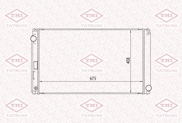 Радиатор охлаждения (Tatsumi). Артикул TGA1201