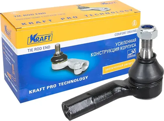 Наконечник рулевой тяги VAG FABIA/POLO/RAPID 01- прав. (Kraft). Артикул KT032296