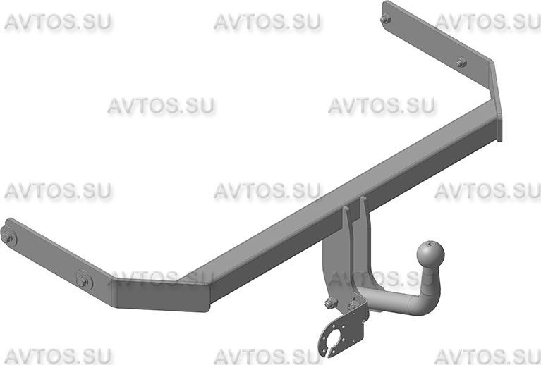 Фаркоп AvtoS для Volkswagen Polo V хетчбек 2009-2020. Артикул VW 27