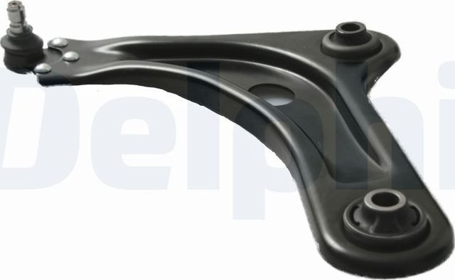 Продольный рычаг передней подвески Delphi (Листовая сталь) левый нижний внешний для Citroen C3 II 2012-2016. Артикул TC2983