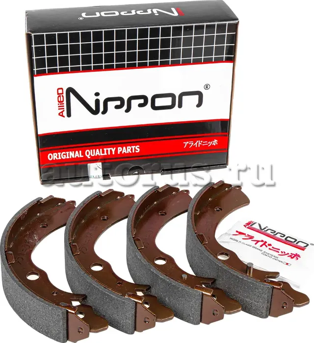 Колодки тормозные барабанные | зад | (Allied Nippon). Артикул ABS0506