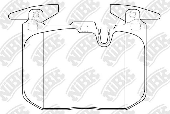 Тормозные колодки NiBK. Артикул PN32003