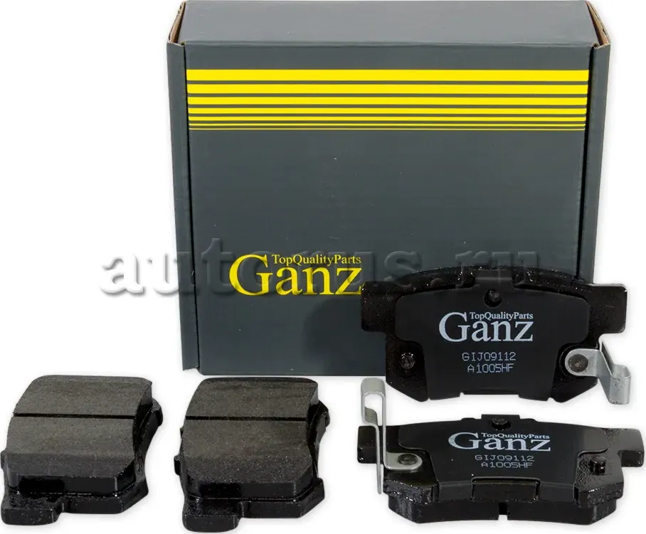 Колодки торм.зад. (Ganz). Артикул GIJ09112
