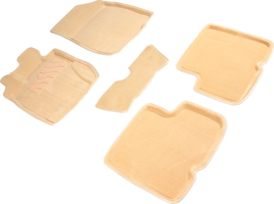 Коврики Seintex 3D ворсовые для салона Renault Duster I 2010-2015 Бежевый. Артикул 87558