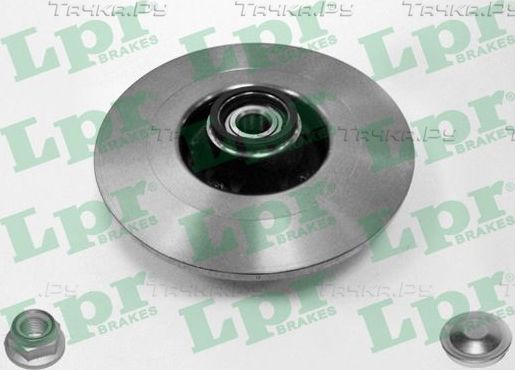 Тормозной диск LPR LPR HUB BRAKE DISC LINE задний для Renault Scenic II 2003-2009. Артикул R1030PCA