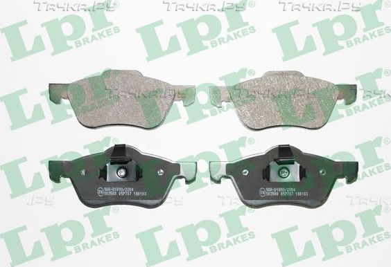 Тормозные колодки LPR. Артикул 05P707