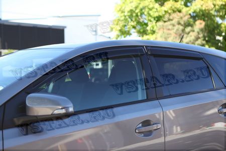 Дефлекторы V-Star для окон Toyota Auris II 5-дв. 2012-2026. Артикул D10768