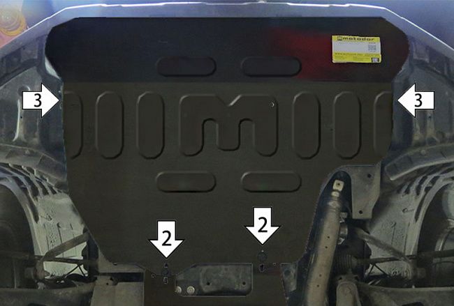 Защита Мотодор для картера Subaru Forester V 4WD 2018-2026. Артикул 72201