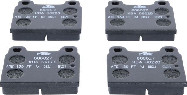 Тормозные колодки ATE передние для Opel Commodore A 1967-1971. Артикул 13.0460-6027.2