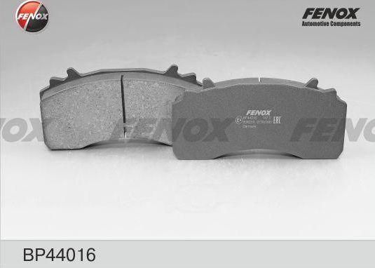 Тормозные колодки Fenox передние/задние для MAN TGS 2007-2026. Артикул BP44016
