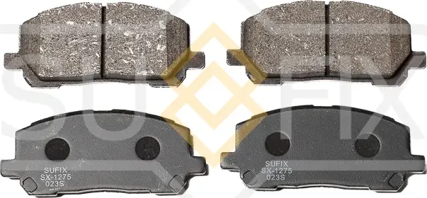 Колодки тормозные дисковые | перед прав/лев | (Sufix). Артикул SX-1275