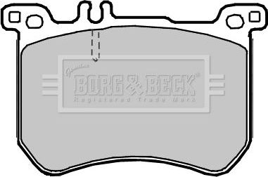 Тормозные колодки Borg & Beck. Артикул BBP2378