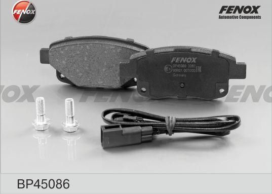 Тормозные колодки Fenox. Артикул BP45086