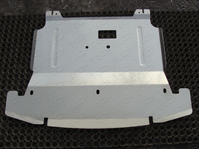 Защита алюминиевая ТСС (4 мм) для картера и КПП Hyundai Grand Santa Fe 2014-2016, 2016-2018. Артикул ZKTCC00004