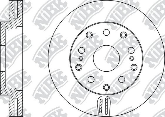 Тормозной диск NiBK. Артикул RN1531