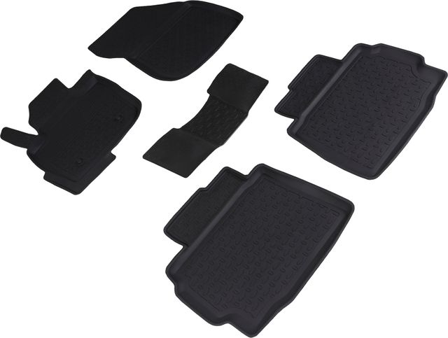 Коврики резиновые Seintex с высоким бортиком для салона Ford Mondeo V 2014-2026. Артикул 86446